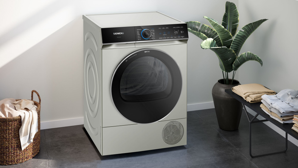 Quiet Mark Siemens iQ700 WQ46B2CXGB Freestanding Tumble Dryer